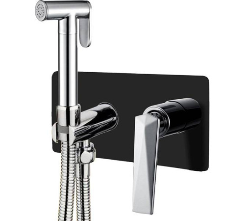 Гигиенический душ Boheme Venturo со смесителем черный 377-B