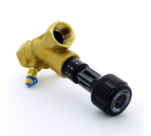 Клапан балансировочный ручной Cimberio CIM 747OT 1 ВВ с 2 ниппелями CIM 747OT N 1