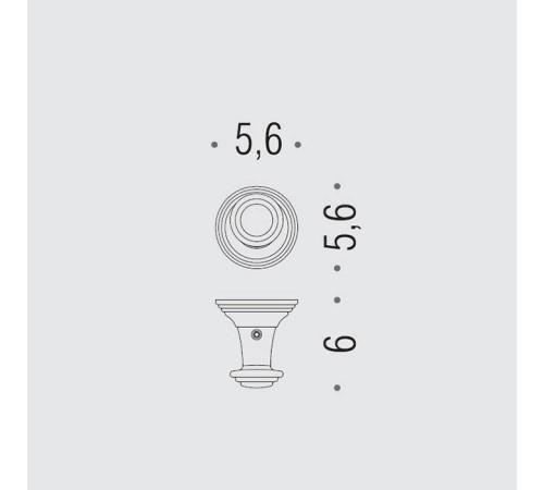 Крючок Colombo Design Hermitage LC87 античная бронза BLC87.OA