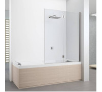 Шторка на ванну Novellini Young BSV 120х151.6 см правая прозрачное стекло хром Y21BSV120D-1K