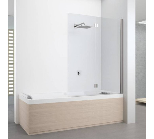 Шторка на ванну Novellini Young BSV 120х151.6 см правая прозрачное стекло хром Y21BSV120D-1K