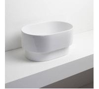 Раковина полувстраиваемая Simas PO-MO 50x33x24 см без отверстия белый PO04bi