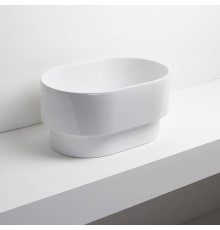 Раковина полувстраиваемая Simas PO-MO 50x33x24 см без отверстия белый PO04bi