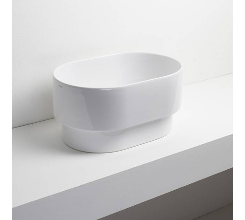 Раковина полувстраиваемая Simas PO-MO 50x33x24 см без отверстия белый PO04bi