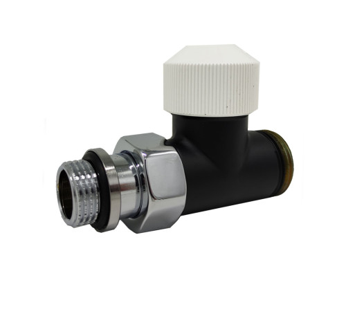 Клапан прямой термостатический SR Rubinetterie Tondera 1/2 x 3/4E черный 0635-1500VCES