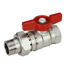 Кран шаровой Giacomini R259 3/4х1 с отводом бабочка R259Y006