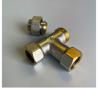 Тройник латунный Angelo Po Ду 15 1/2 1016004