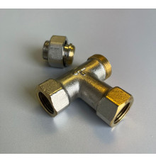 Тройник латунный Angelo Po Ду 15 1/2 1016004