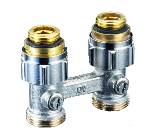 Узел нижнего подключения Oventrop Multiflex прямой 1/2 HP x 3/4 НГ 1015883