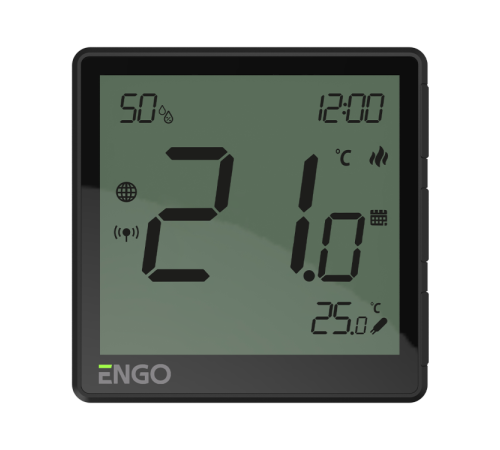 Терморегулятор ENGO Eone Zigbee 230В черный EONE230B