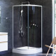 Душевое ограждение AM.PM X-Joy 90х90 см с поддоном матовый хром W88E-205-090MT64