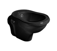 Биде подвесное Kerasan Retro 52х38 см 1 отверстие черное 102604*1