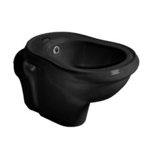 Биде подвесное Kerasan Retro 52х38 см 1 отверстие черное 102604*1