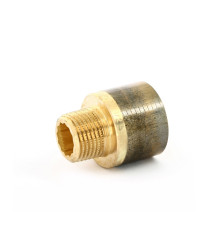 Переходник круглый Viega 1/2 x 3/4 НВ бронза 507055