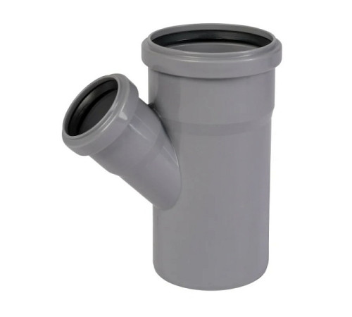 Тройник для внутренней канализации Ostendorf HTEA 90/50 мм 45° 114220