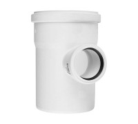 Тройник 87° Rehau RAUPIANO Plus 110/50 мм 11213241002