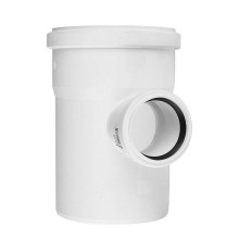 Тройник 87° Rehau RAUPIANO Plus 110/50 мм 11213241002