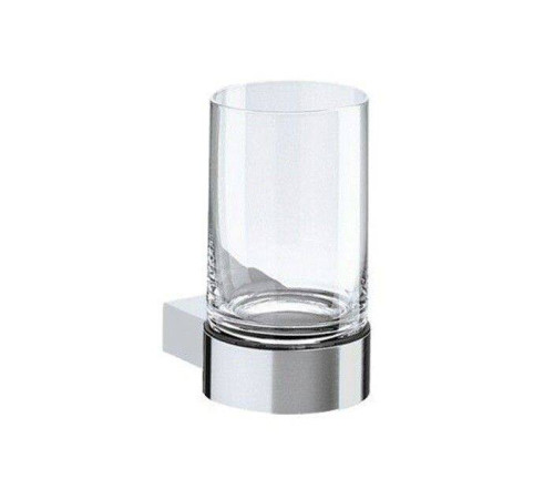 Стакан с держателем Keuco Plan 66х93х116 мм хром/прозрачный 14950 019000