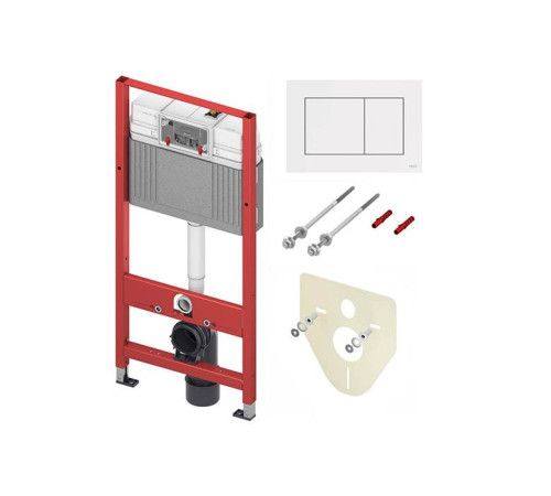 Комплект инсталляции 4 в 1 TECEbase 2.0 с панелью смыва TECEnow белый 9400413