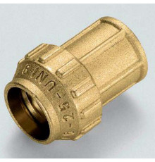Муфта обжимная Tiemme 3400 20 мм х 1/2 ВР латунная 3400016