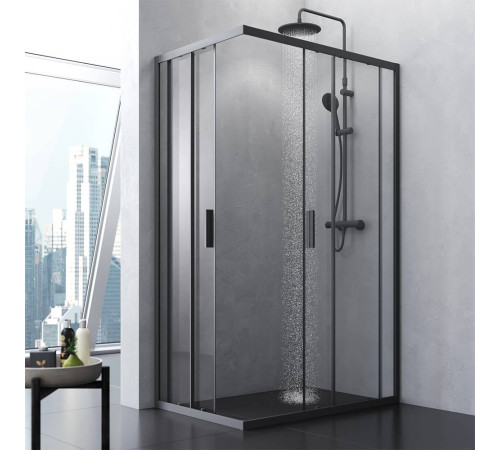 Душевое ограждение AM.PM Gem 120x80 см без поддона W93G-404-120280-BT