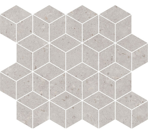 Декор мозаичный Kerama Marazzi Риккарди серый светлый матовый 45x37.5 см T017\14053