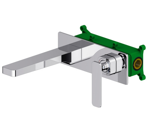 Смеситель для раковины Timo Torne 223 мм настенный комплект хром 4371/00SM