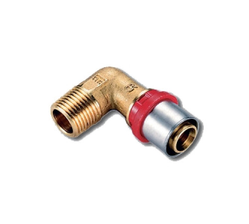 Уголок пресс с наружной резьбой Tiemme 20x2.0-3/4 1650044