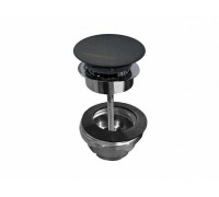 Донный клапан для раковины Scarabeo 1 1/4 хром/Lava 10010CCR37