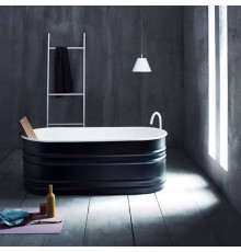 Ванна отдельностоящая Agape Vieques 171x72.6x63.5 см темно-серая AVAS0911ZG