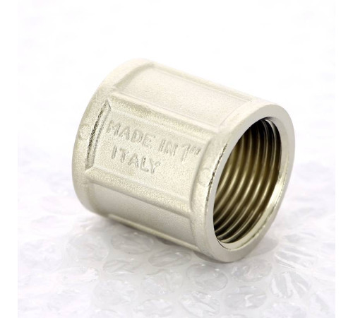 Муфта резьбовая никелированная Tiemme ВР-ВР 1 1500154