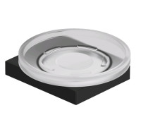 Мыльница Kludi VELA C 110x112x30 мм черный матовый 3198539