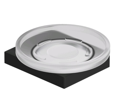 Мыльница Kludi VELA C 110x112x30 мм черный матовый 3198539