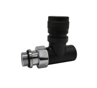 Вентиль на подачу прямой SR Rubinetterie Tondera 1/2 ручной черный матовый 0612-1500VC0S