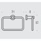Полотенцедержатель-кольцо Colombo Design Plus хром W4931.CR