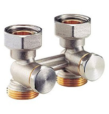 Узел нижнего подключения радиатора Giacomini R387X002 прямой 3/4 x 3/4 EK R387X002