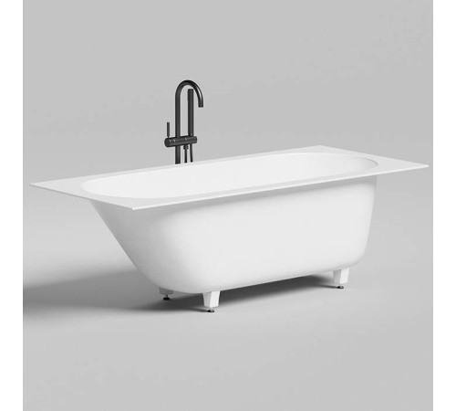 Ванна встраиваемая Salini Ornella Kit 170х75х60 см S-Sense белый глянцевый 102411G