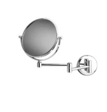 Зеркало косметическое Bertocci Specchi настенное 2-кратное увеличение хром 188 6180 0000