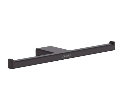 Держатель для туалетной бумаги hansgrohe AddStoris двойной черный матовый 41748670