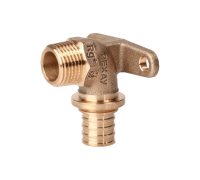 Угольник настенный REHAU RAUTITAN RX+ 16-R 1/2 НР бронза 14563643001