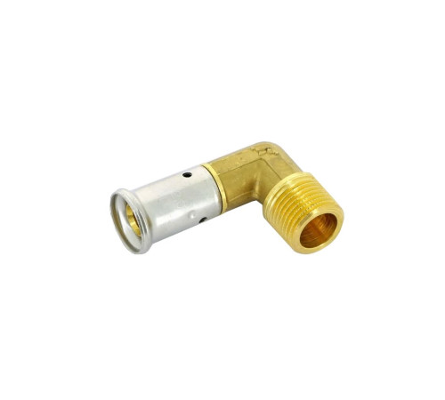 Угольник 90° пресс латунный HENCO 16x1/2 НР 5P-1604