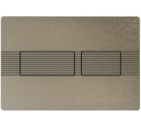 Панель смыва TECEsolid для унитаза 2 объема 220х150х6 мм никель с текстурой 9240437
