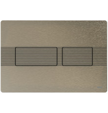 Панель смыва TECEsolid для унитаза 2 объема 220х150х6 мм никель с текстурой 9240437