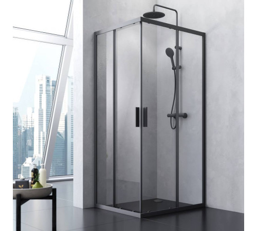 Душевое ограждение AM.PM Gem 100x80 см без поддона W93G-404-100280-BT