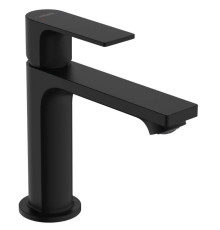 Смеситель для раковины Hansgrohe Rebris E с донным клапаном матовый черный 72557670