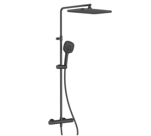 Душевая стойка Splendy Relax S со смесителем черный матовый RS208XTP36S3BM