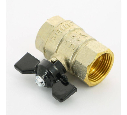 Кран шаровой LD Pride 47.300.20 полнопроходной 3/4 ВР/ВР бабочка 47.300.20