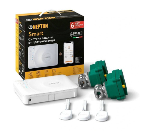 Система защиты от протечек воды Neptun Bugatti Smart 1/2 Tuya 2155556