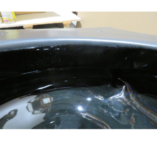 Уценка. Унитаз подвесной безободковый GSI Pura Swirlflush 550х360 мм черный матовый 881526_УЦ/9