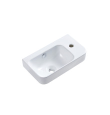 Умывальник подвесной AQUAMATE AQM5005L левый с отв. под смеситель 450х260х155 мм AQM5005L